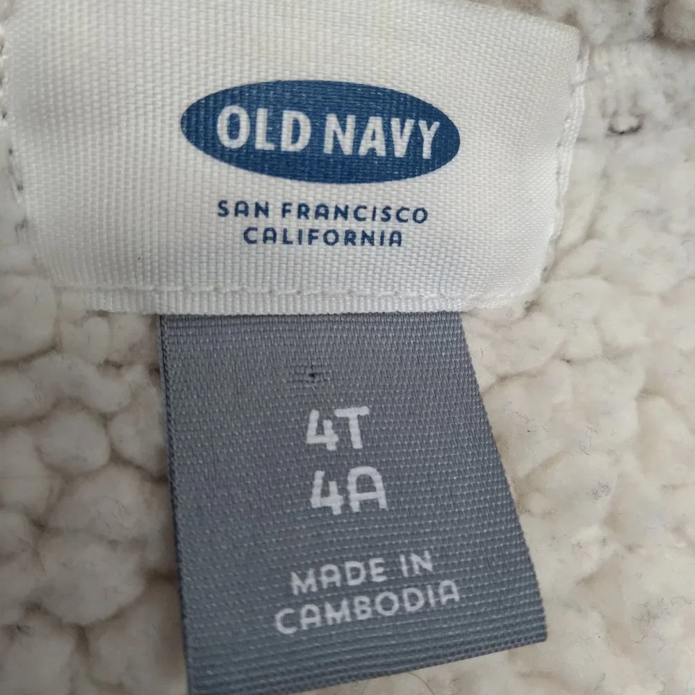 Old Navy Sherpa Lined Plaid Jacket